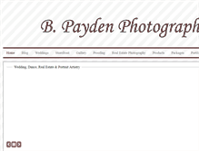 Tablet Screenshot of bpaydenphotography.com